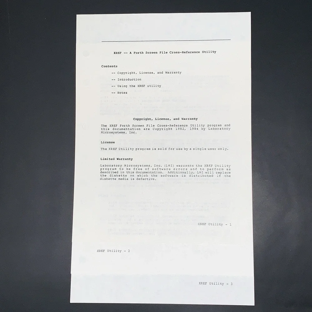 Vtg 1984 LMI IBM PC/Forth v3.1 OS Forth Dimensions Magazines, Diskettes & Manual